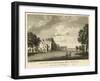 South View of Strawberry Hill, Twickenham, London, the Seat of the Honourable Horace Walpole-Paul Sandby-Framed Giclee Print