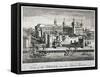South View of the Tower of London with Boats on the River Thames, 1776-null-Framed Stretched Canvas