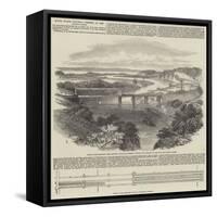 South Wales Railway, Opening of the Chepstow Bridge-Samuel Read-Framed Stretched Canvas