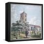 South-West View of All Saints Church, Fulham, London, C1790-null-Framed Stretched Canvas