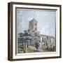 South-West View of All Saints Church, Fulham, London, C1790-null-Framed Giclee Print