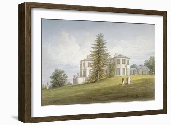 South-West View of Bromley Hill, Bromley, Kent, 1815-John Buckler-Framed Giclee Print