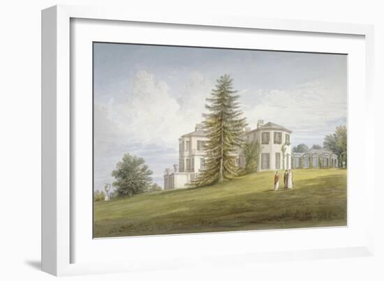 South-West View of Bromley Hill, Bromley, Kent, 1815-John Buckler-Framed Giclee Print