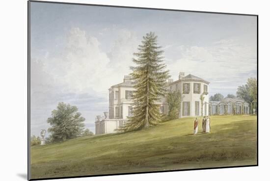 South-West View of Bromley Hill, Bromley, Kent, 1815-John Buckler-Mounted Giclee Print