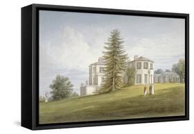 South-West View of Bromley Hill, Bromley, Kent, 1815-John Buckler-Framed Stretched Canvas