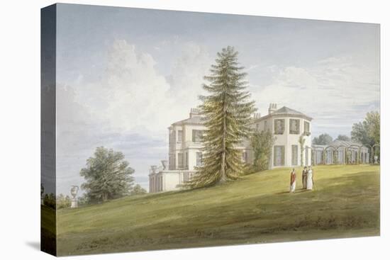 South-West View of Bromley Hill, Bromley, Kent, 1815-John Buckler-Stretched Canvas