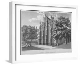 South-West View of Middle Temple Hall, Middle Temple, City of London, 1800-Samuel Ireland-Framed Giclee Print