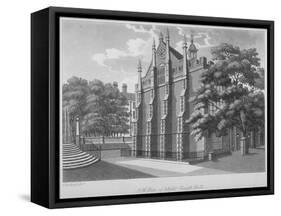 South-West View of Middle Temple Hall, Middle Temple, City of London, 1800-Samuel Ireland-Framed Stretched Canvas