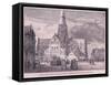 South West View of Old St Pauls-John Fulleylove-Framed Stretched Canvas