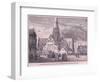 South West View of Old St Pauls-John Fulleylove-Framed Giclee Print
