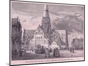 South West View of Old St Pauls-John Fulleylove-Mounted Giclee Print