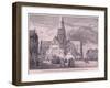 South West View of Old St Pauls-John Fulleylove-Framed Giclee Print