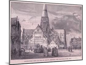 South West View of Old St Pauls-John Fulleylove-Mounted Giclee Print