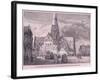 South West View of Old St Pauls-John Fulleylove-Framed Giclee Print