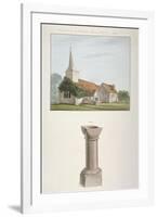 South-West View of St Mary's Church, Stapleford Tawney, Essex, C1800-null-Framed Giclee Print