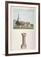 South-West View of St Mary's Church, Stapleford Tawney, Essex, C1800-null-Framed Giclee Print