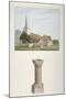 South-West View of St Mary's Church, Stapleford Tawney, Essex, C1800-null-Mounted Giclee Print