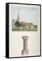 South-West View of St Mary's Church, Stapleford Tawney, Essex, C1800-null-Framed Stretched Canvas