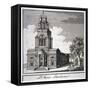 South-West View of the Church of St Anne, Limehouse, London, C1750-null-Framed Stretched Canvas