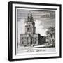 South-West View of the Church of St Anne, Limehouse, London, C1750-null-Framed Giclee Print