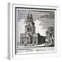South-West View of the Church of St Anne, Limehouse, London, C1750-null-Framed Giclee Print