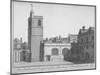 South-West View of the Church of St Bartholomew-The-Less, City of London, 1750-Benjamin Cole-Mounted Giclee Print