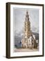 South-West View of the Church of St Clement Danes, Westminster, London, 1814-Thomas Hosmer Shepherd-Framed Giclee Print