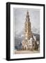 South-West View of the Church of St Clement Danes, Westminster, London, 1814-Thomas Hosmer Shepherd-Framed Giclee Print