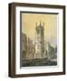 South-West View of the Church of St Olave Jewry, City of London, 1815-William Pearson-Framed Premium Giclee Print