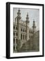 South-West View of the Guildhall Front, City of London, 1810-George Shepherd-Framed Giclee Print