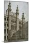 South-West View of the Guildhall Front, City of London, 1810-George Shepherd-Mounted Giclee Print