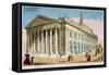 South-West View of the Royal Exchange, City of London, C1850-null-Framed Stretched Canvas