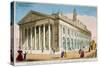 South-West View of the Royal Exchange, City of London, C1850-null-Stretched Canvas