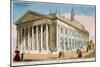 South-West View of the Royal Exchange, City of London, C1850-null-Mounted Giclee Print