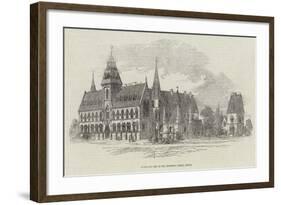 South-West View of the University Museum, Oxford-null-Framed Giclee Print