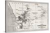 South Western Africa Old Map-marzolino-Stretched Canvas