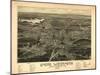 South Weymouth, Massachusetts - Panoramic Map-Lantern Press-Mounted Art Print