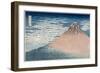 South Wind, Clear Dawn, from the Series '36 Views of Mount Fuji', C.1830-1831-Katsushika Hokusai-Framed Giclee Print