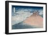 South Wind, Clear Dawn, from the Series '36 Views of Mount Fuji', C.1830-1831-Katsushika Hokusai-Framed Giclee Print