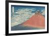 South Wind, Clear Sky-Katsushika Hokusai-Framed Giclee Print