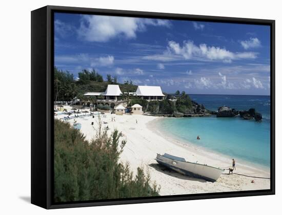 Southampton Beach, Bermuda, Atlantic, Central America-G Richardson-Framed Stretched Canvas