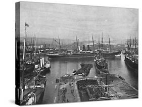 'Southampton Docks', c1896-FGO Stuart-Stretched Canvas