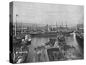 'Southampton Docks', c1896-FGO Stuart-Stretched Canvas