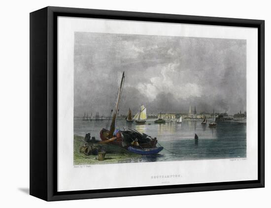 Southampton, Hampshire, 19th Century-E Finden-Framed Stretched Canvas