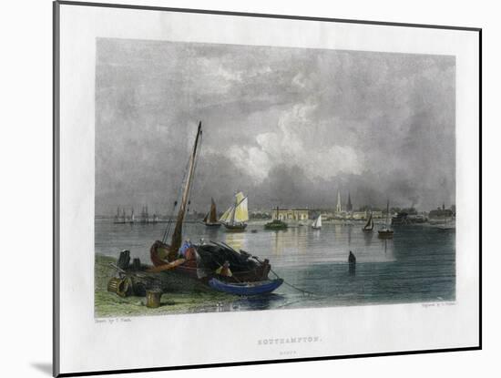 Southampton, Hampshire, 19th Century-E Finden-Mounted Giclee Print