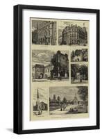 Southampton Illustrated-null-Framed Premium Giclee Print