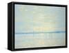 Southampton Water, Sunset, 1999-Jennifer Wright-Framed Stretched Canvas
