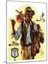 "Southbound Hitchhiker,"October 19, 1935-Joseph Christian Leyendecker-Mounted Giclee Print