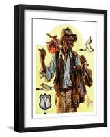 "Southbound Hitchhiker,"October 19, 1935-Joseph Christian Leyendecker-Framed Giclee Print