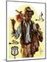 "Southbound Hitchhiker,"October 19, 1935-Joseph Christian Leyendecker-Mounted Giclee Print